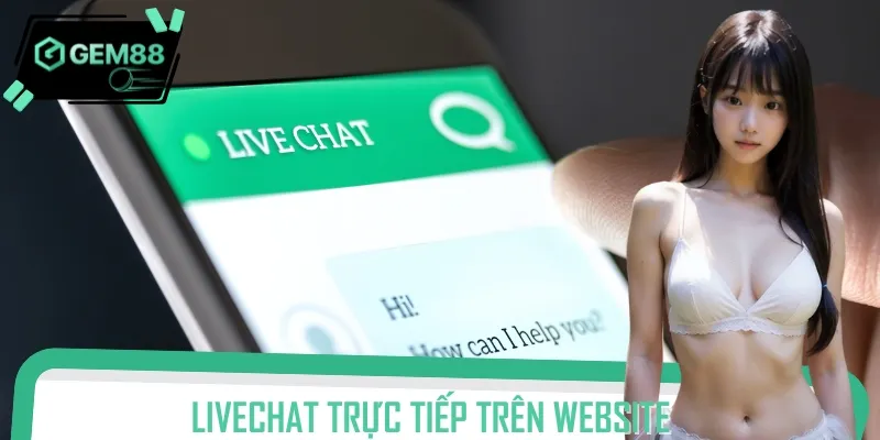 Hội viên có thể liên hệ với nhà cái qua chatbox trên website